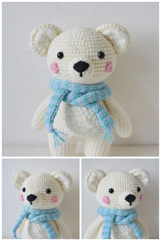 Amigurumi Polar Bear Free Crochet Pattern Freebie Pat - vrogue.co