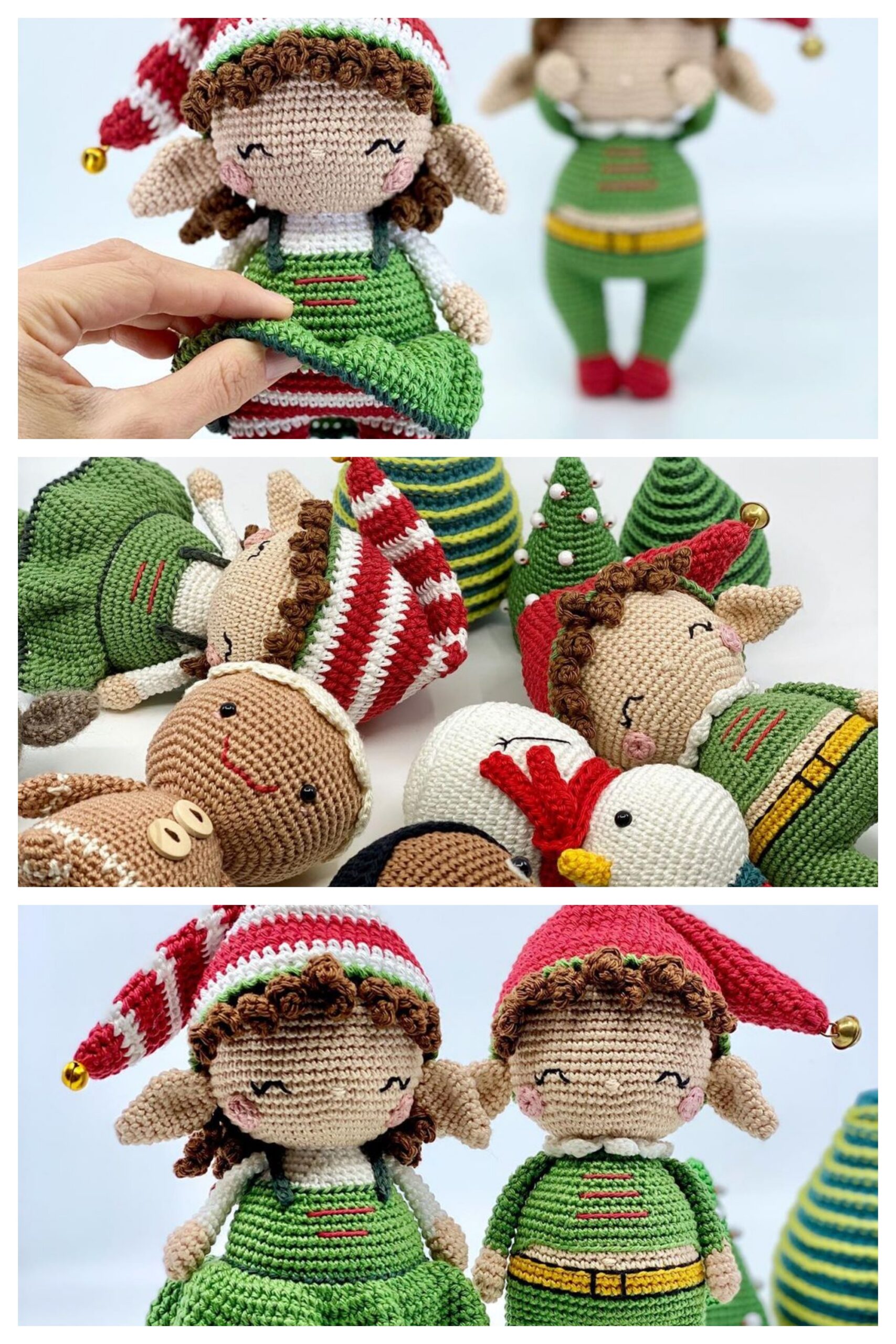 Amigurumi Christmas Little Elf Free Crochet Patterns – Free Amigurumi
