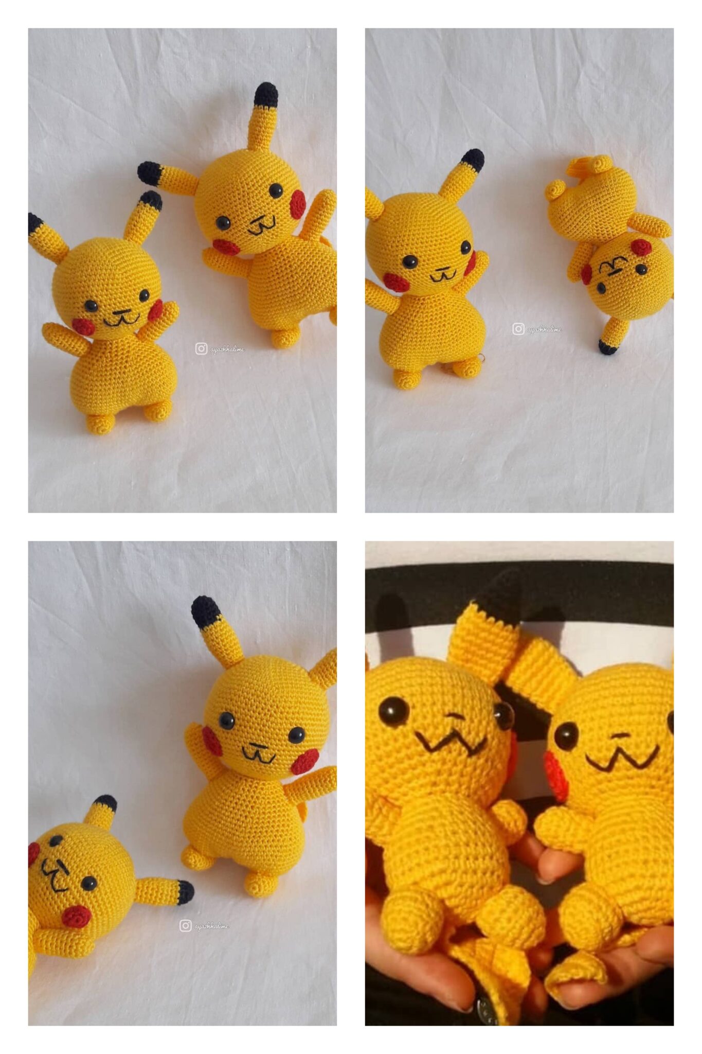 Amigurumi Pikachu Free Crochet Patterns – Free Amigurumi Patterns