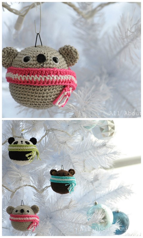 Amigurumi Santa and Snowman Ornament Free Crochet Patterns – Free ...