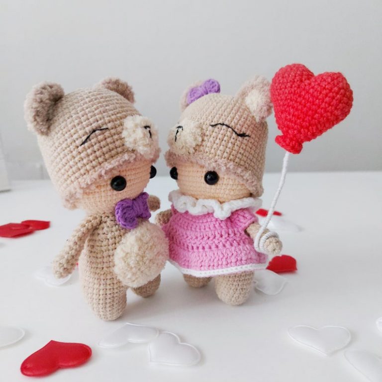 Amigurumi Sweet Valentine Bear Free Crochet Patterns – Free Amigurumi